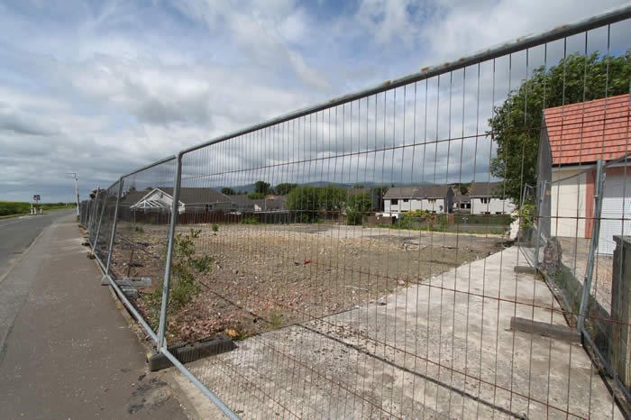 photo showing site after hotel demolished